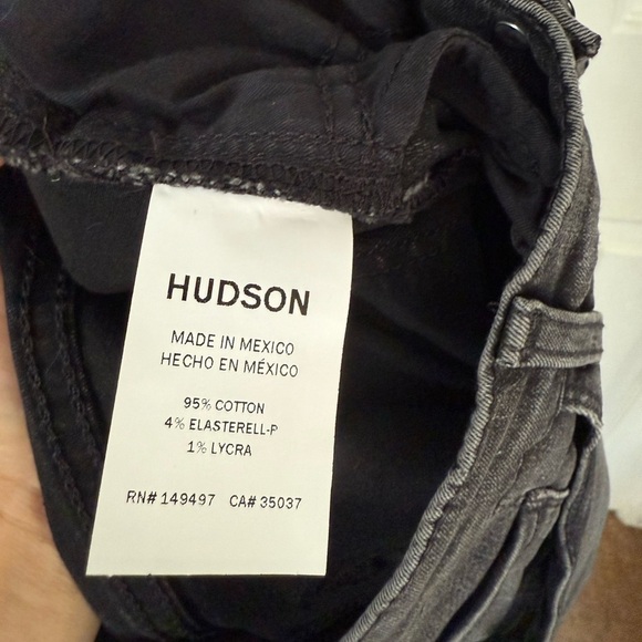Hudson Brand Women’s Natalie Super Skinny Jeans in Charcoal size 27 - Picture 5 of 12